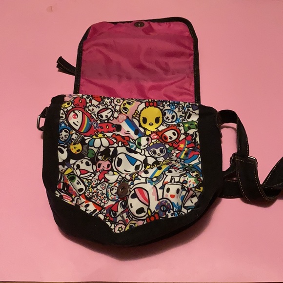Tokidoki neon star crossbody bag! Discontinued awesome shape! - Picture 5 of 5